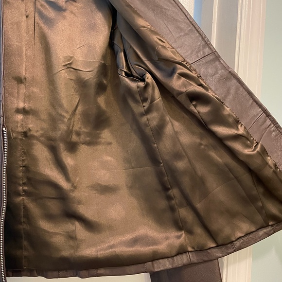Style & Co Leather Jacket - Picture 7 of 8